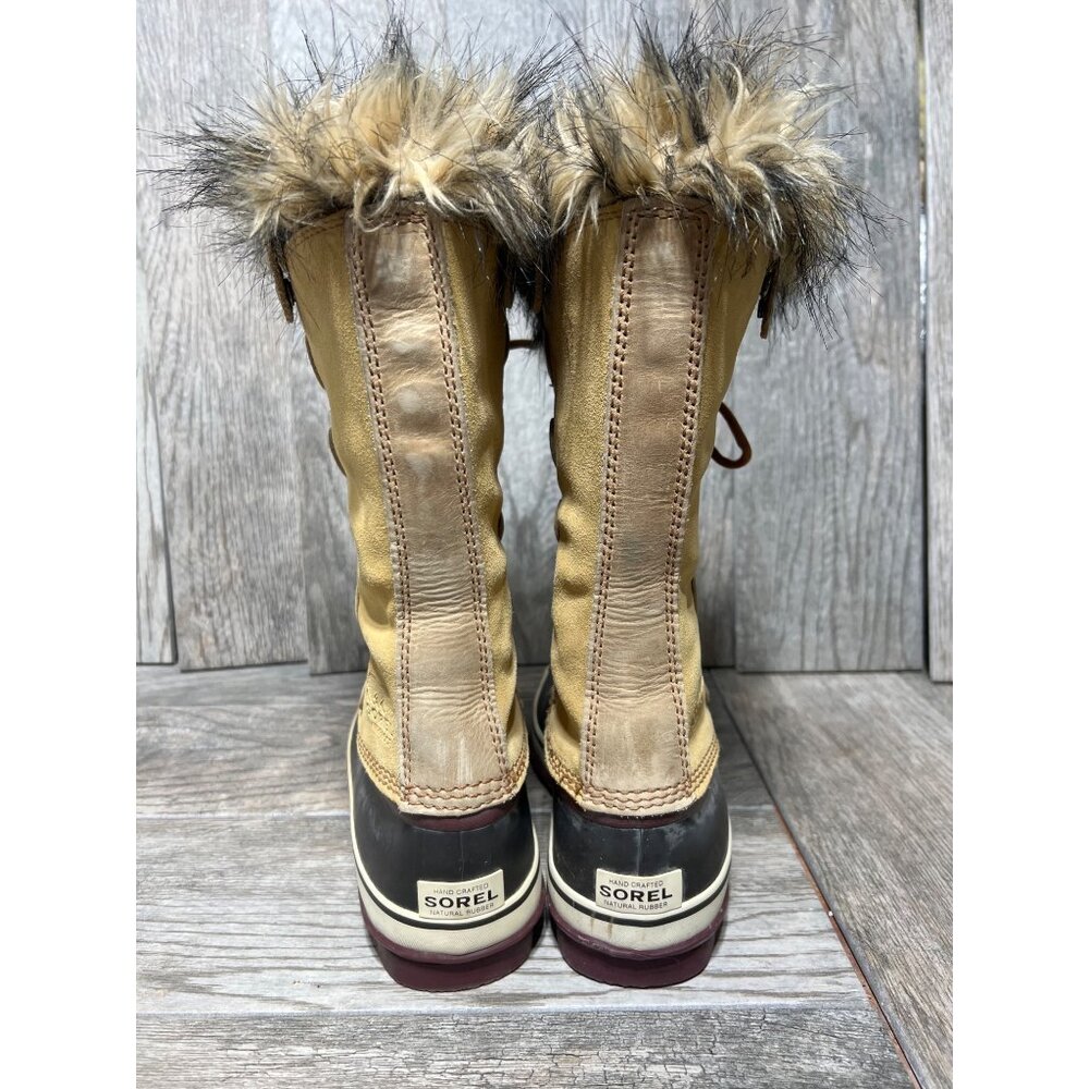 Sorel Joan of Artctic Boots Insulated WaterProof Suede Snow Duck Rubber Tall 11 - Picture 4 of 10